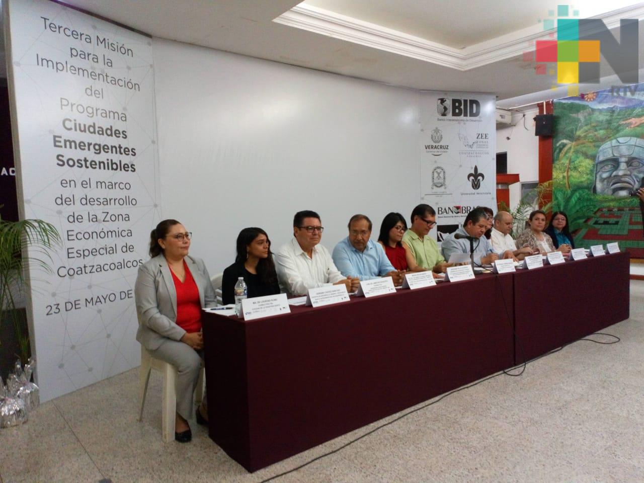 Realizan tercera misión para convertir a Coatzacoalcos en ciudad emergente sostenible