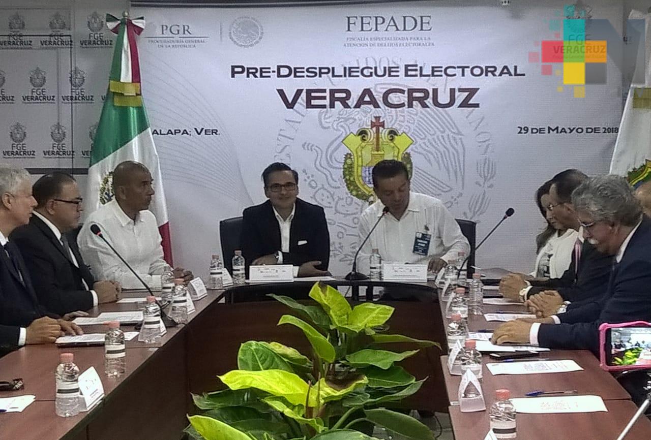 Veracruz es garante la participación libre y pacífica de electores y actores políticos