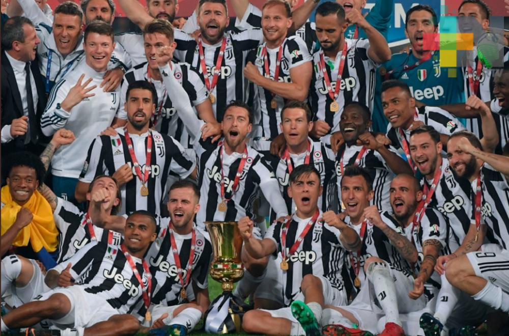 Juventus se consagra campeón de la Copa Italiana en el Olímpico de Roma