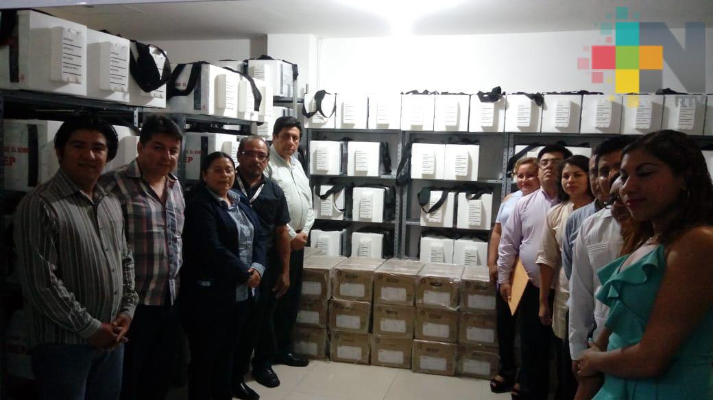Llegan listas nominales al Consejo Distrital del INE en Coatzacoalcos