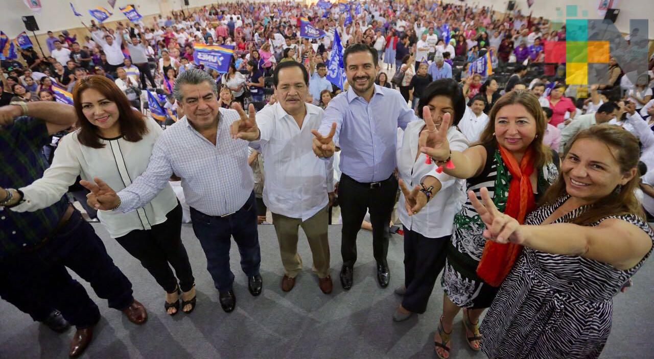 Grupos sociales y sindicales de todo el estado se suman al proyecto de Miguel Ángel Yunes Márquez