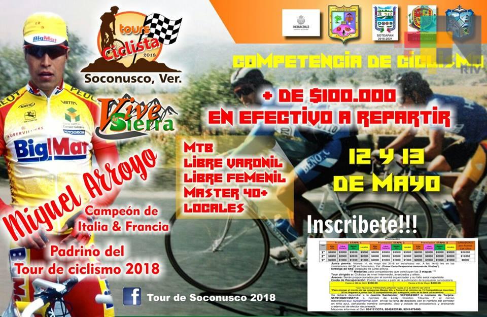 Todo está listo para el tour ciclista «Vive la Sierra”, en Soconusco