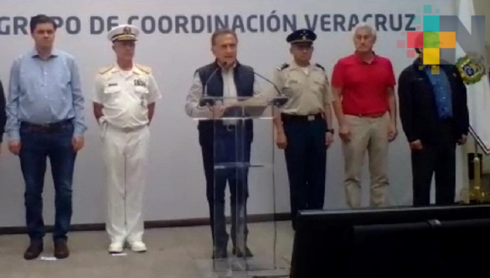 En reunión con el Grupo de Coordinación Veracruz, reitera gobernador mayor vigilancia en Córdoba – Orizaba