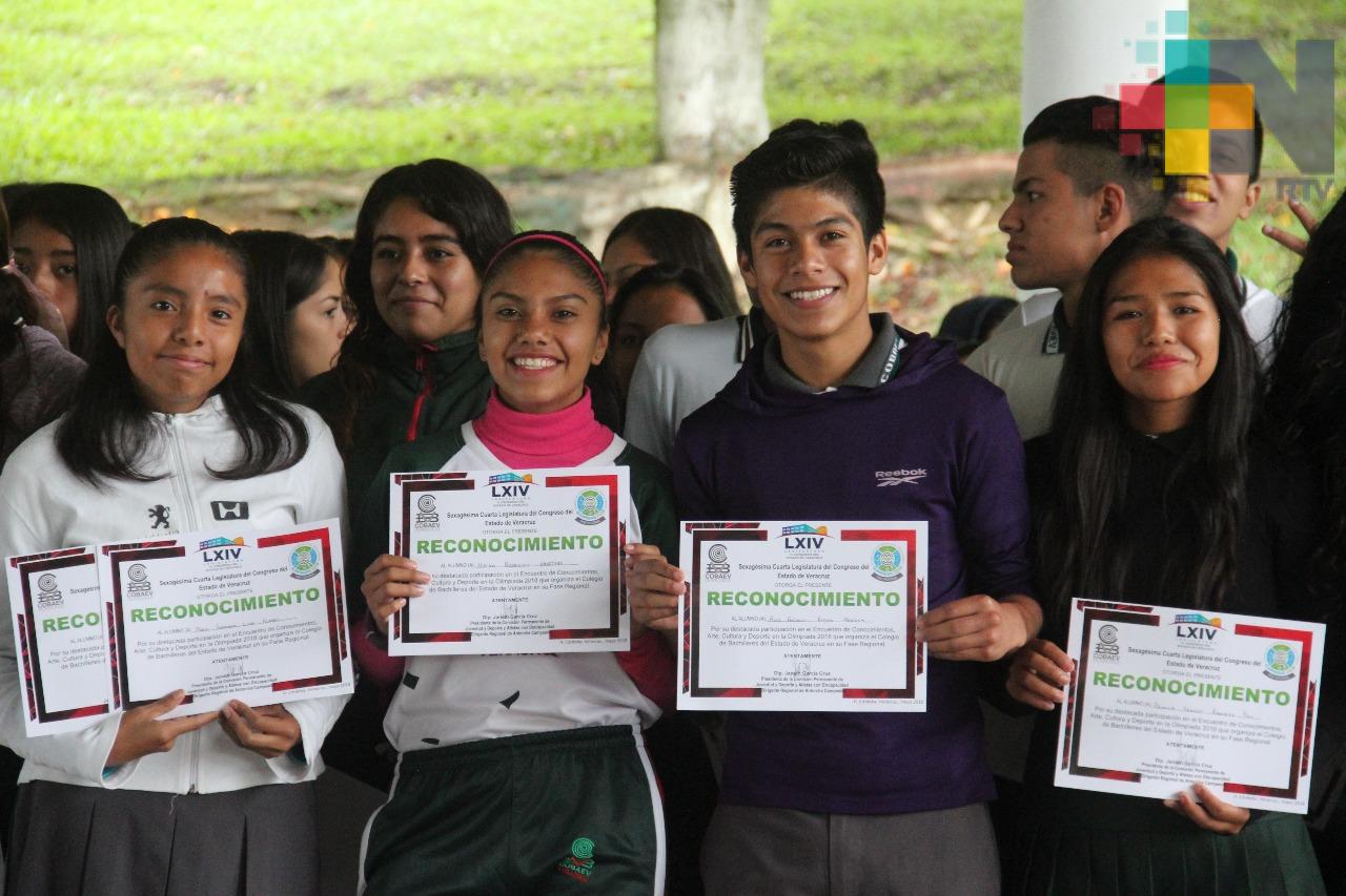 Logra el Cobaev 46 primer lugar general en Olimpiadas de la zona VI
