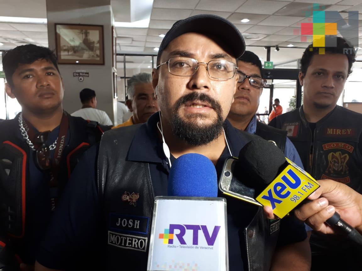 Motociclistas realizarán protesta pacífica en principales casetas del país