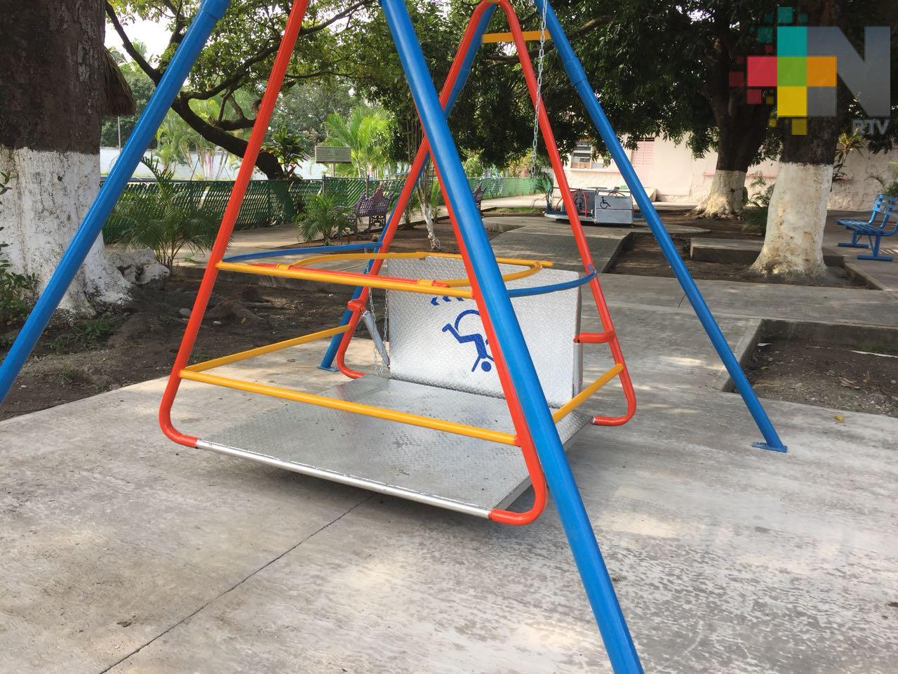 En Tierra Blanca, niños con discapacidad gozarán de juegos