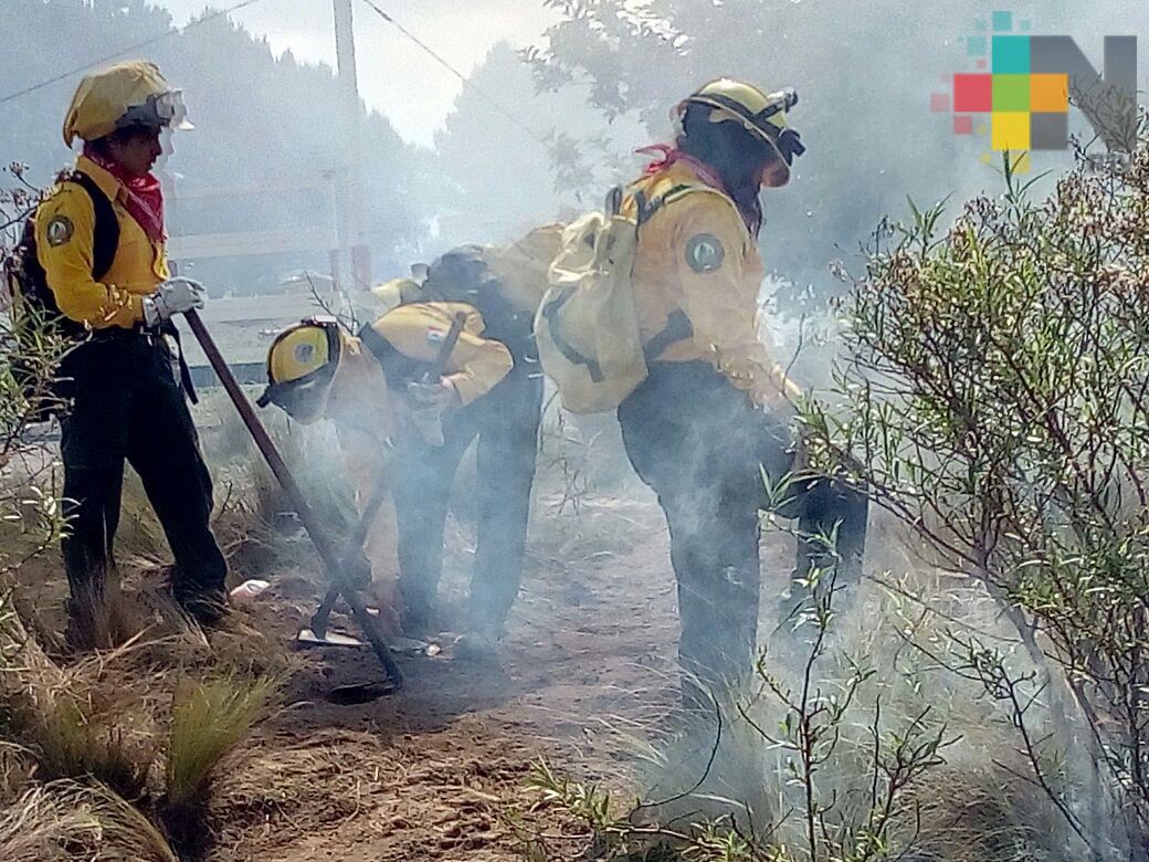 Destaca la labor de mujeres combatientes de incendios forestales
