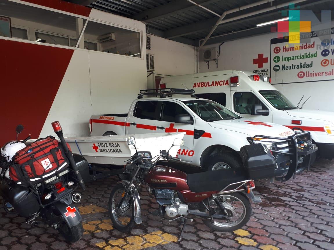Cruz Roja Mexicana se prepara para atender emergencias por temporada de lluvias