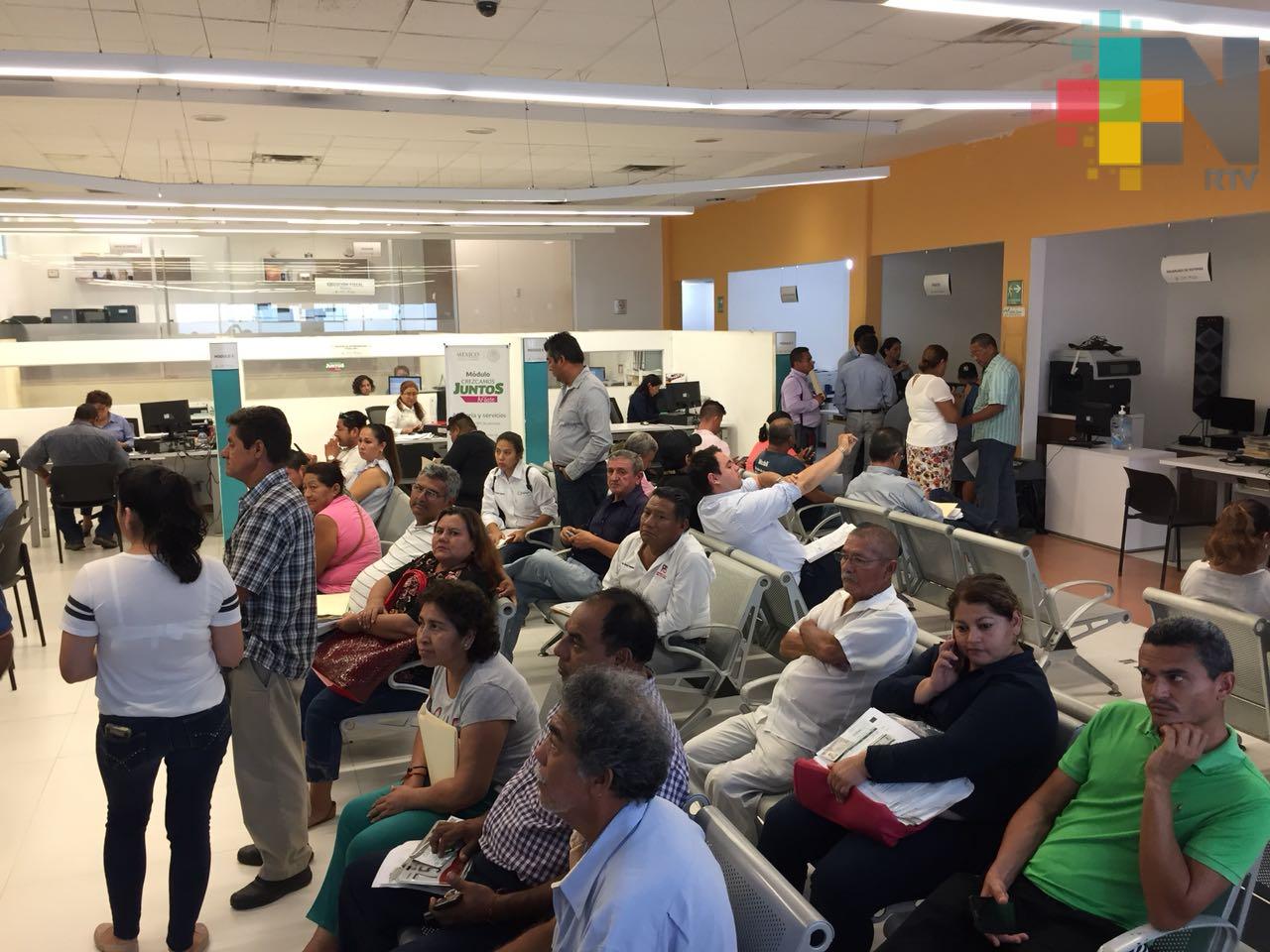 El 50% de agremiados de Transporte Multimodal en Veracruz cumple segunda fase de reordenamiento de transporte