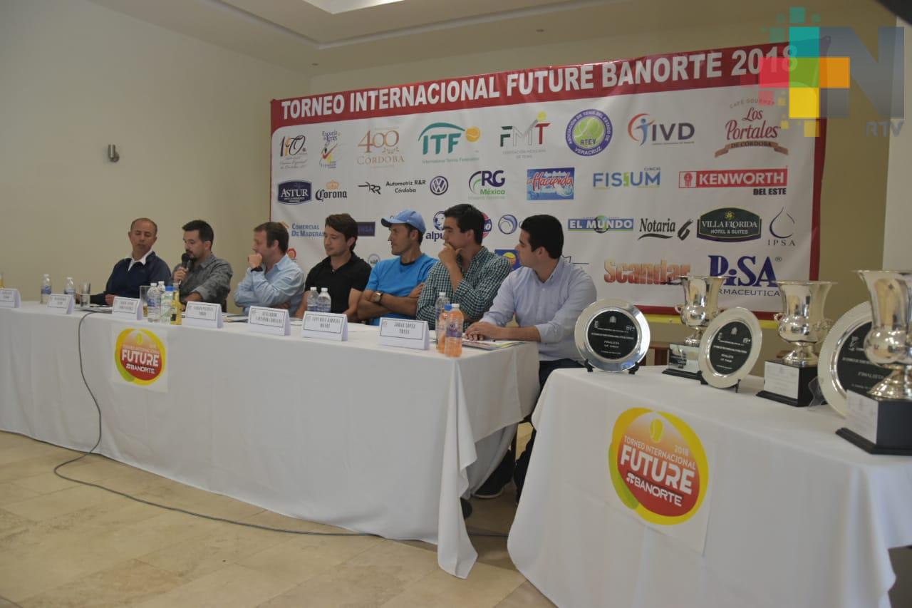 Torneo Future Banorte 2018 reunirá a los mejores tenistas nacionales del mundo