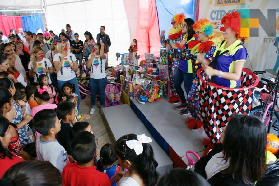 Festejó Patronato de FGE a hijos de servidores públicos, en celebración del Día del Niño
