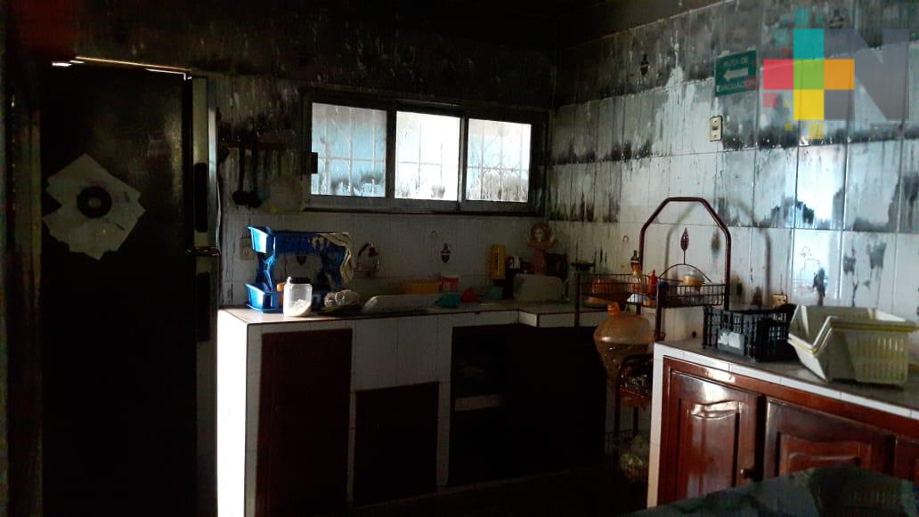Incendio consumió instalaciones de estancia infantil en Veracruz puerto
