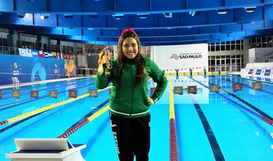 Matilde Alcázar rompe récord de 34 años en serie mundial de para-natación