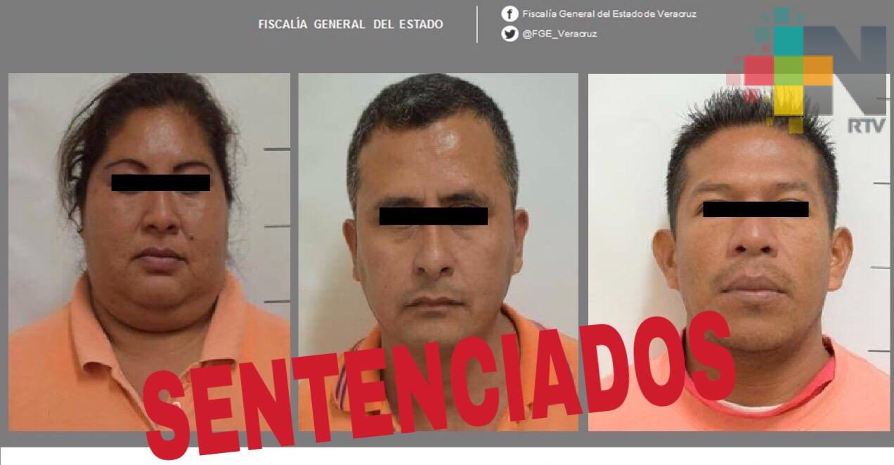 Por actuación de FGE, tres secuestradores sentenciados a 55 años de prisión, en Tuxpan