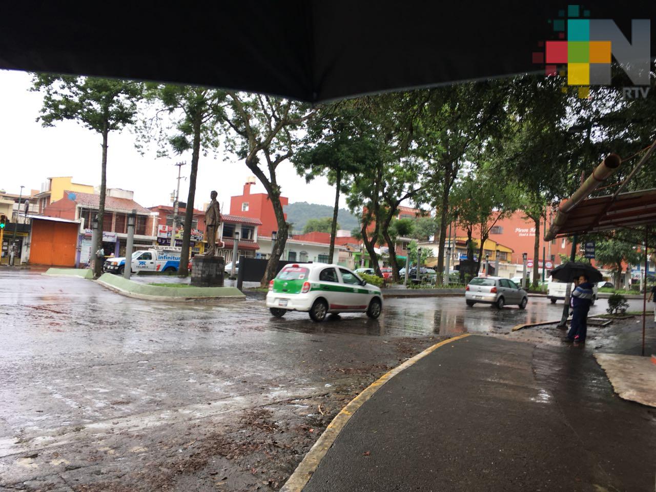 Se esperan lluvias/tormentas sobre regiones de montaña y cuencas del norte de Veracruz