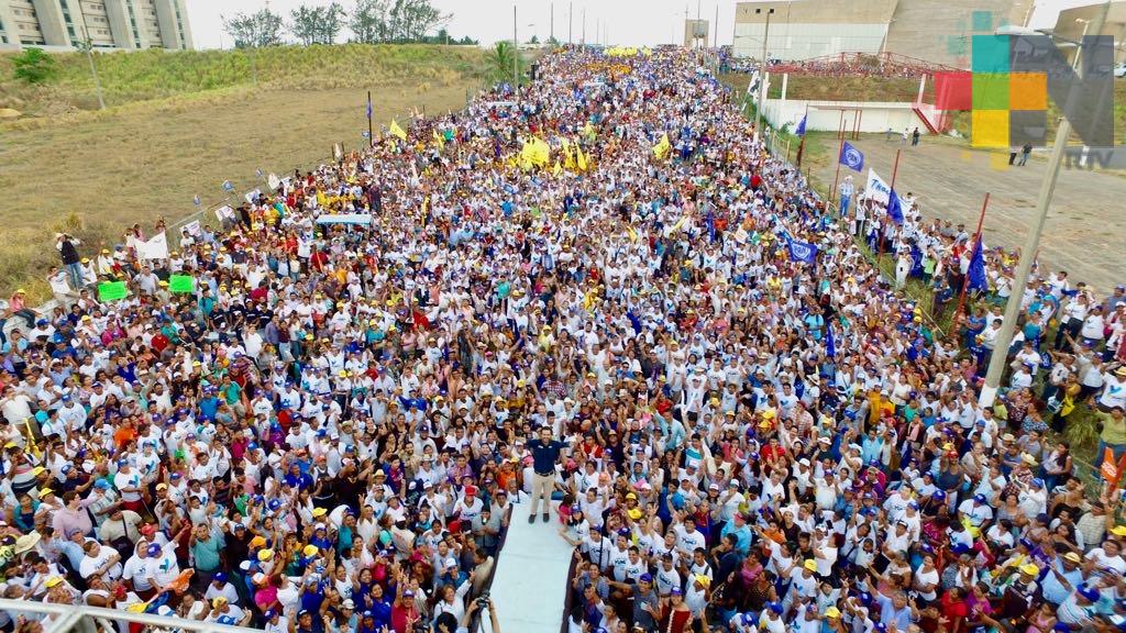 Miguel Ángel Yunes Márquez invita a los veracruzanos a votar por la experiencia y los resultados