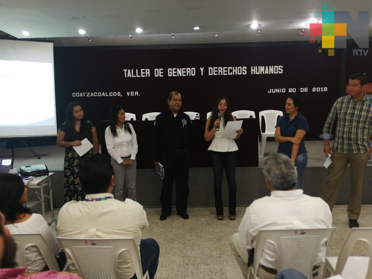 En Coatzacoalcos imparten taller sobre equidad de género y derechos humanos