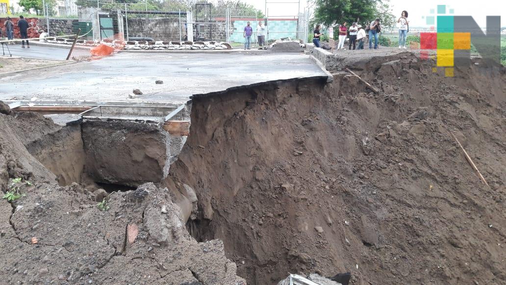Lluvias generan hundimiento en Lomas de Río Medio de Veracruz