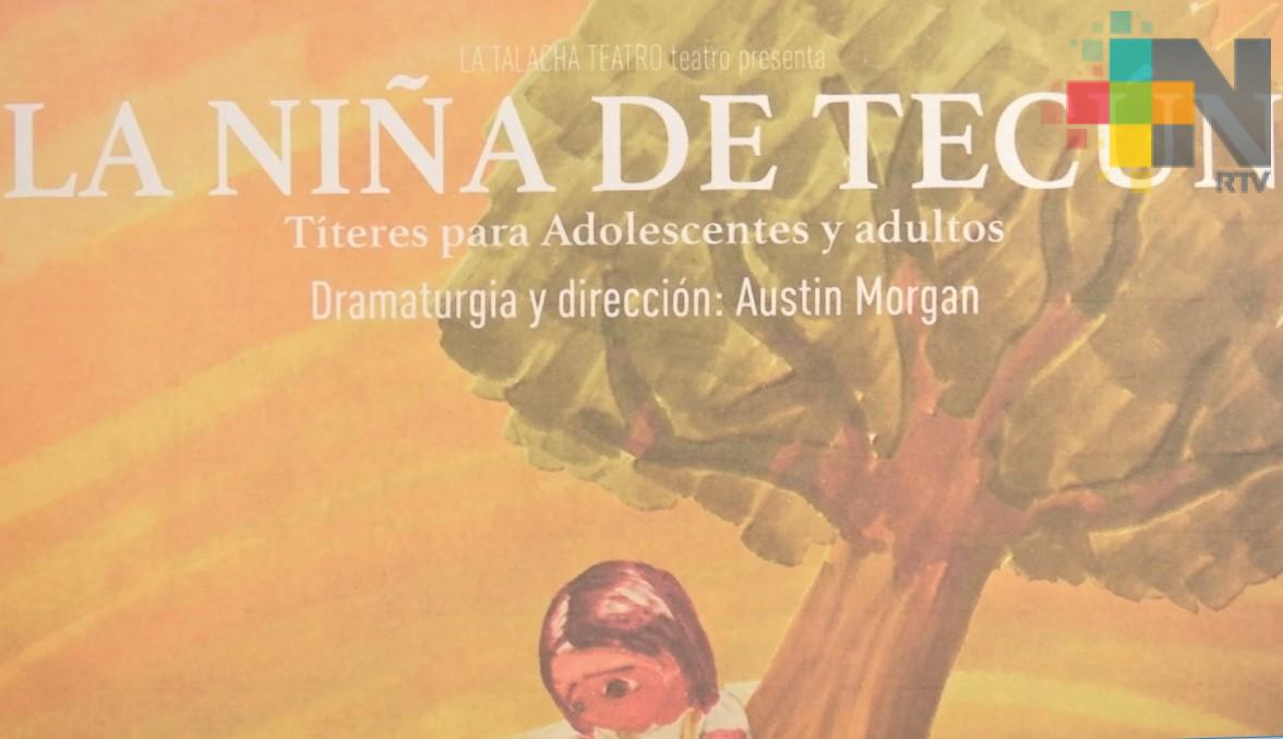 Obra de títeres “La niña de Tecún” se presentará en el Teatro J.J. Herrera de Xalapa