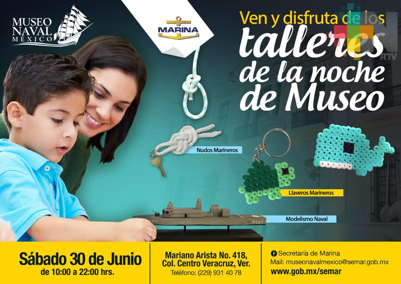 Conmemorarán Día de la Marina el sábado 30 de junio en el Museo Naval