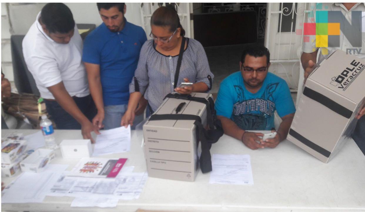 Realizan simulacro de elección en Cosamaloapan