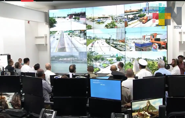 El C5i empieza a operar de manera paulatina; en Veracruz puerto llevan 45% de cámaras instaladas