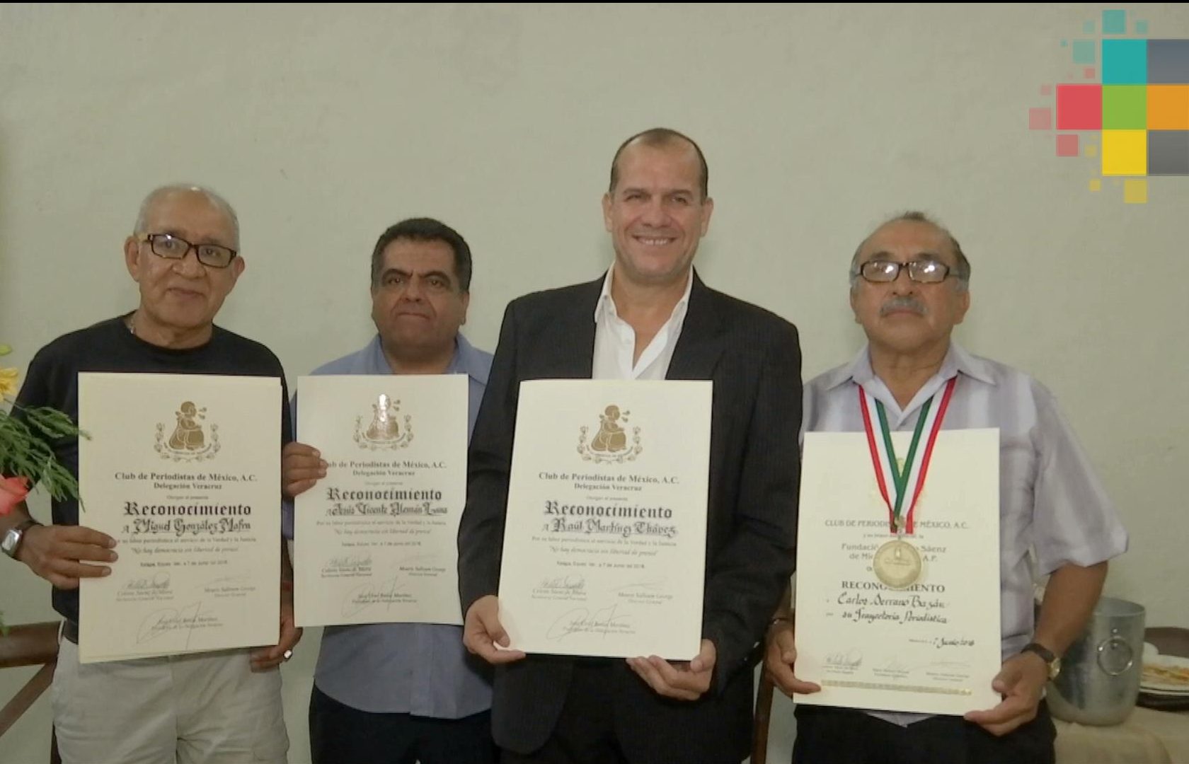 Reconoce Club de Periodistas de México a trabajadores de RTV