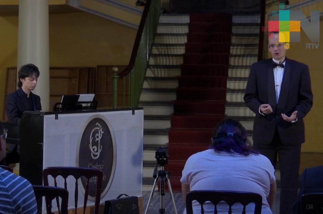 Casino xalapeño sede de recital de canto