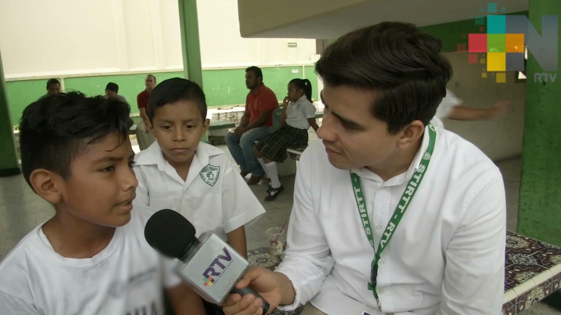 Niños esperan que el próximo presidente combata la corrupción