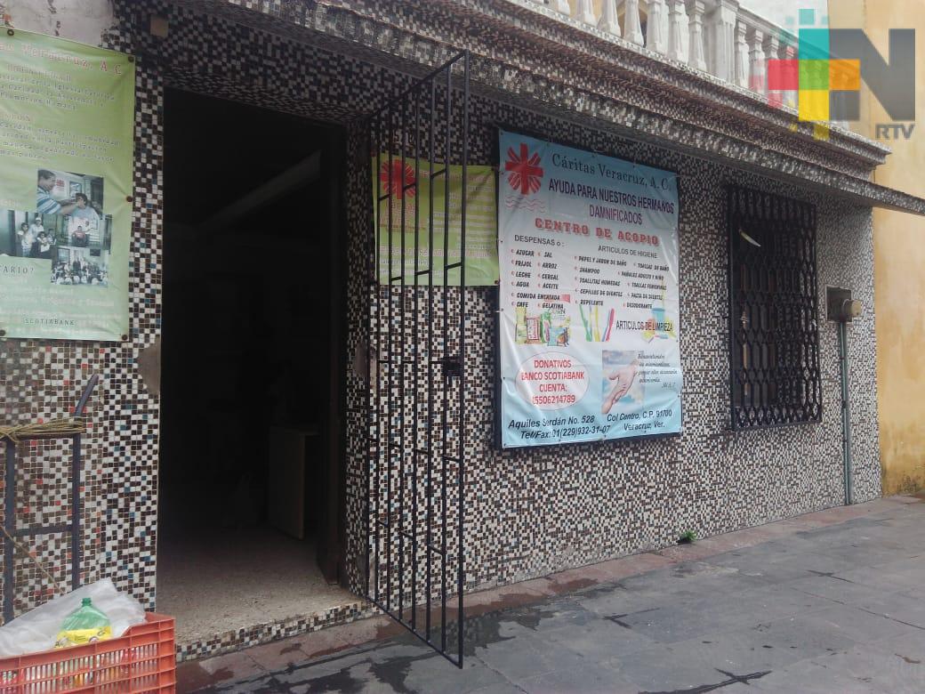 Roban instalaciones de Cáritas de Veracruz