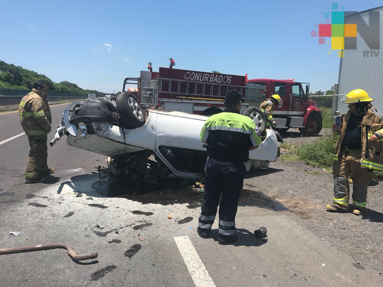 Un herido y un muerto deja accidente en carretera Paso del Toro-Santa Fe