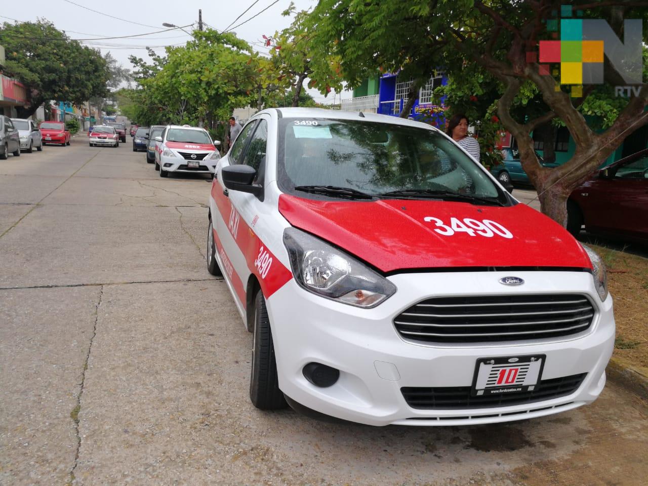 Taxistas inconformes por operativos implementados en Coatzacoalcos