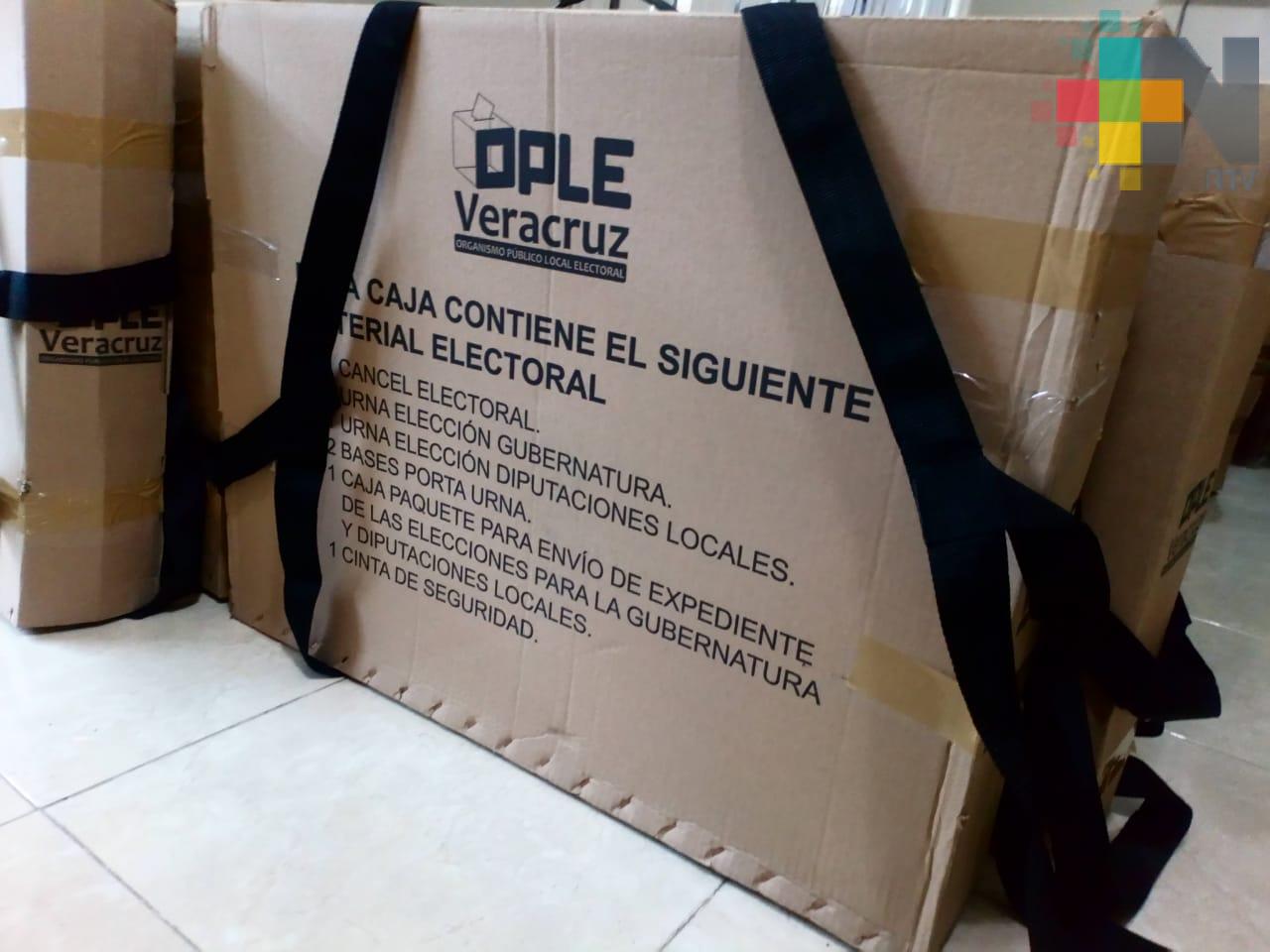 Inician con distribución de paquetes electorales en el sur de Veracruz