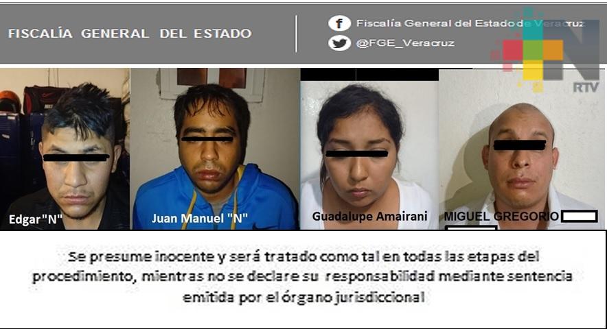 Vinculan a proceso a integrantes de banda de probables narcomenudistas, en Perote