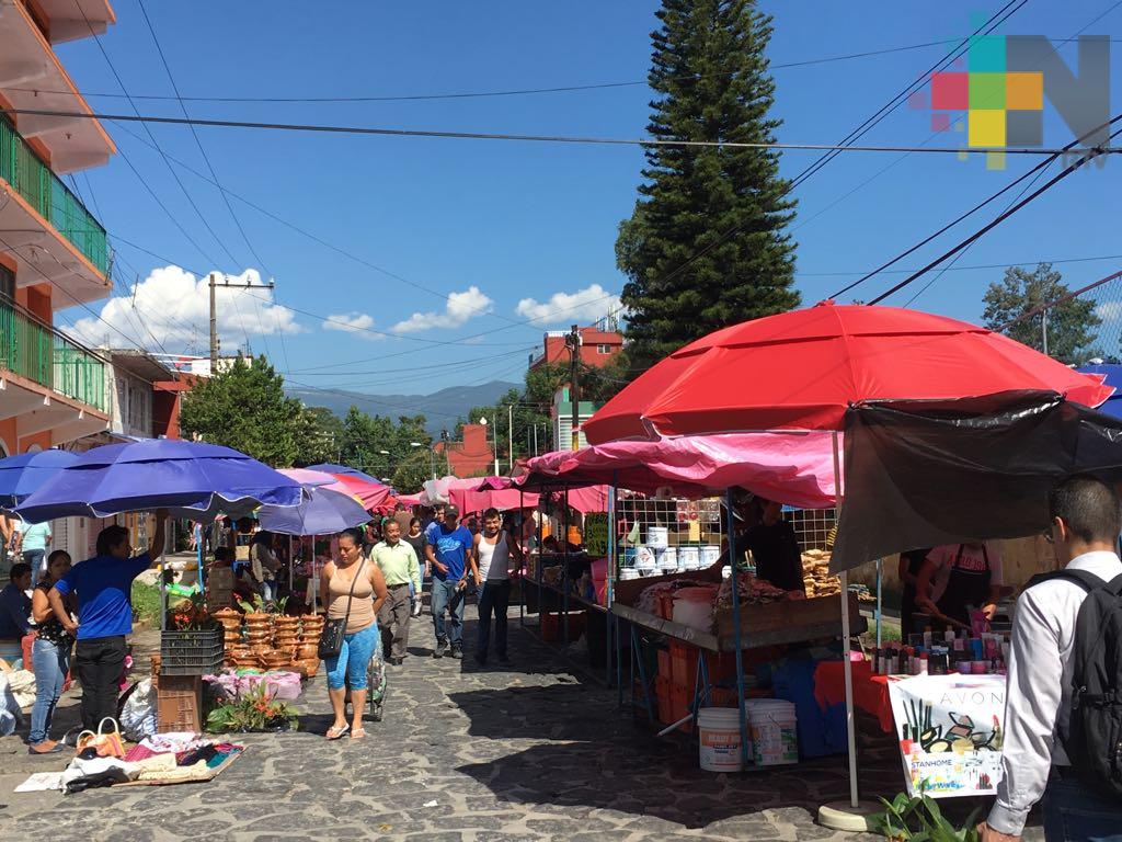 Censan alrededor de 15 tianguis en Xalapa, buscan su reordenamiento