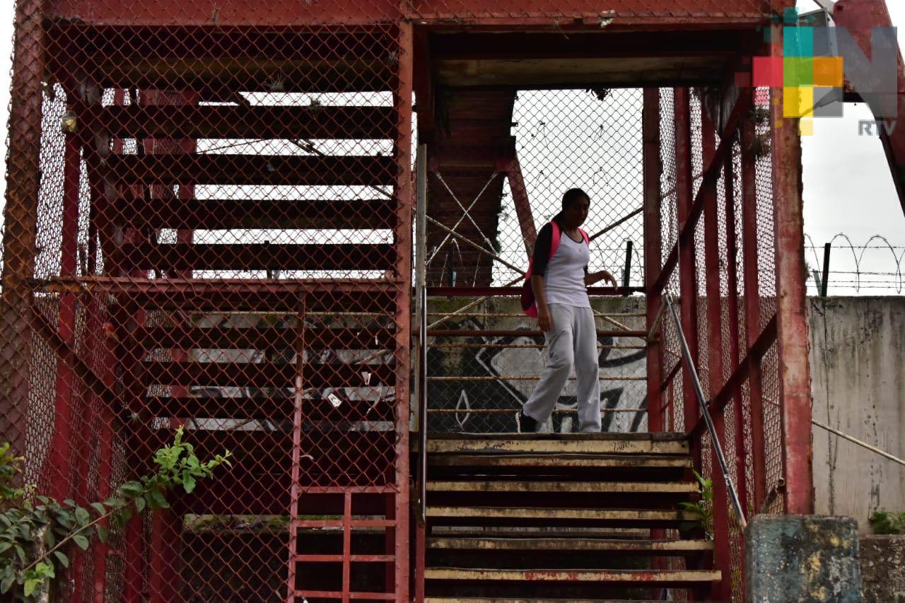 Pedirán a Ferrosur dar mantenimiento a puente de Las Estaciones; está en malas condiciones