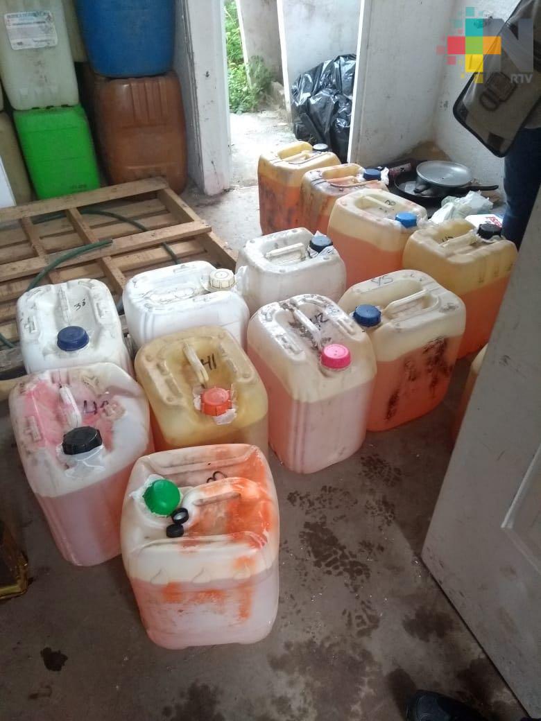 Asegura PGR mil litros de combustible y un inmueble en el puerto de Veracruz