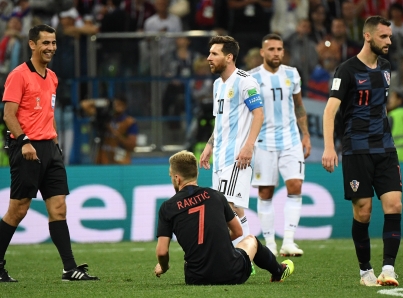 Argentina cae 3-0 ante Croacia y peligra en Rusia 2018
