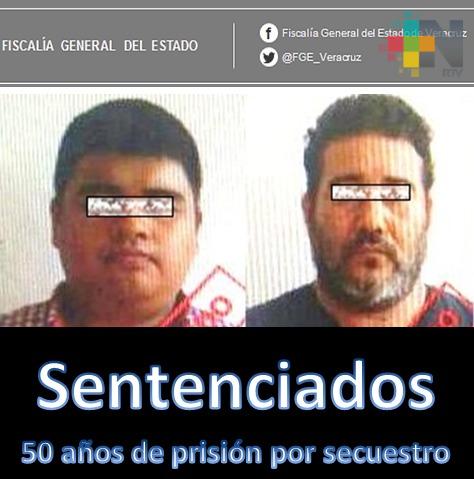 50 años de prisión obtiene FGE contra dos secuestradores,  en Coatzacoalcos