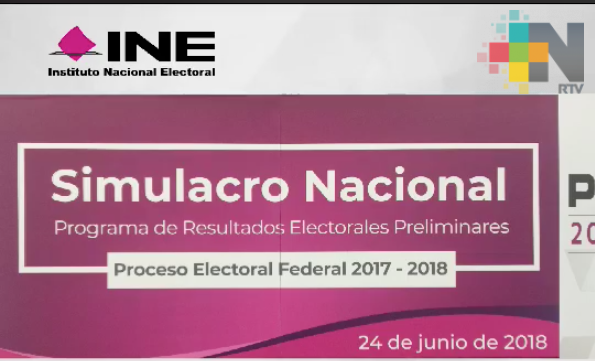 Instituto Electoral realiza con éxito Simulacro Nacional del PREP