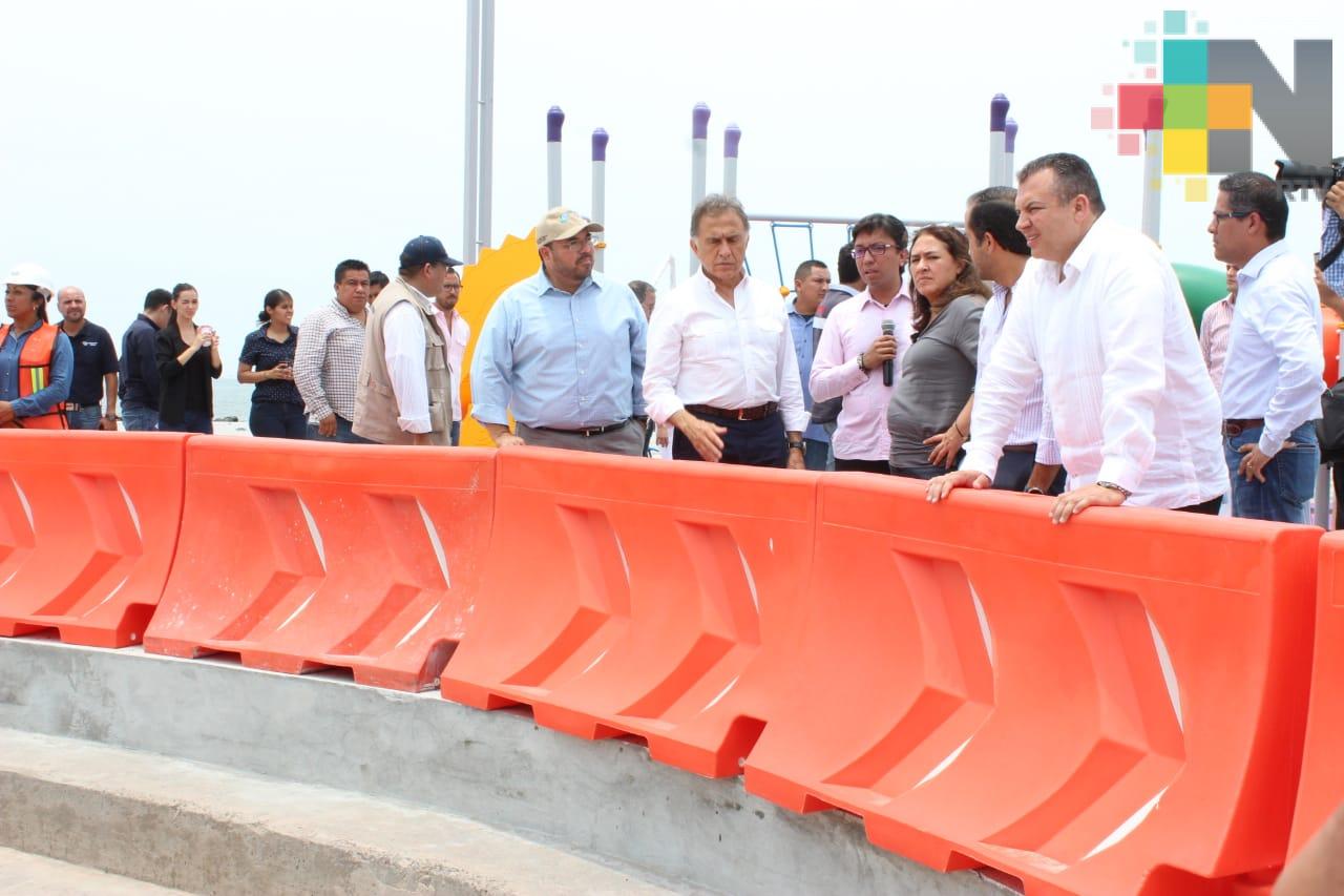 Avanzan trabajos en vías de comunicación en el puerto de Veracruz