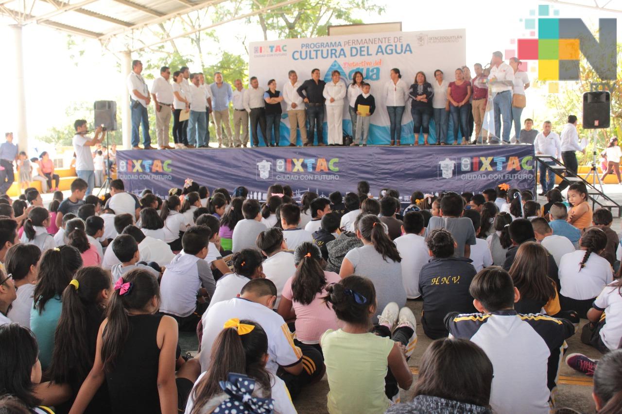 Se crea en Ixtaczoquitlán programa para generar cultura del cuidado del agua