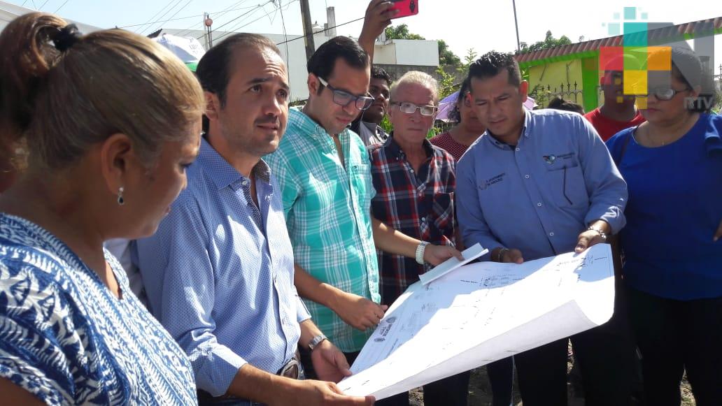 Inician obras de pavimentación en la colonia Reserva II del municipio de Veracruz
