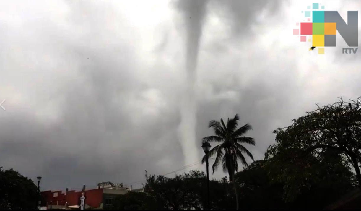 Podrían seguir presentándose trombas en el sur de Veracruz
