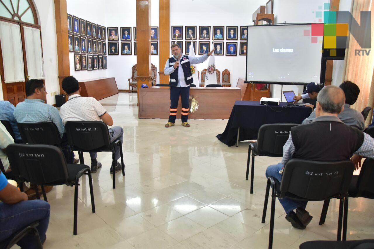 Dan continuidad a capacitación de brigadistas voluntarios