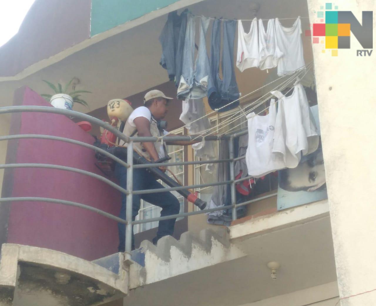 Intensifican trabajos de fumigación en colonias de Veracruz y Boca del Río