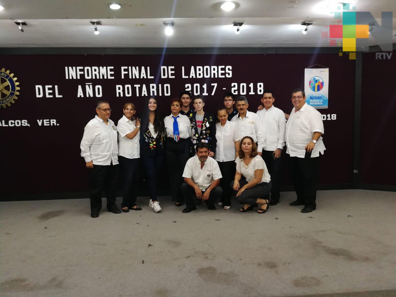 Concluye periodo de trabajo de presidenta del Club Rotario de Coatzacoalcos