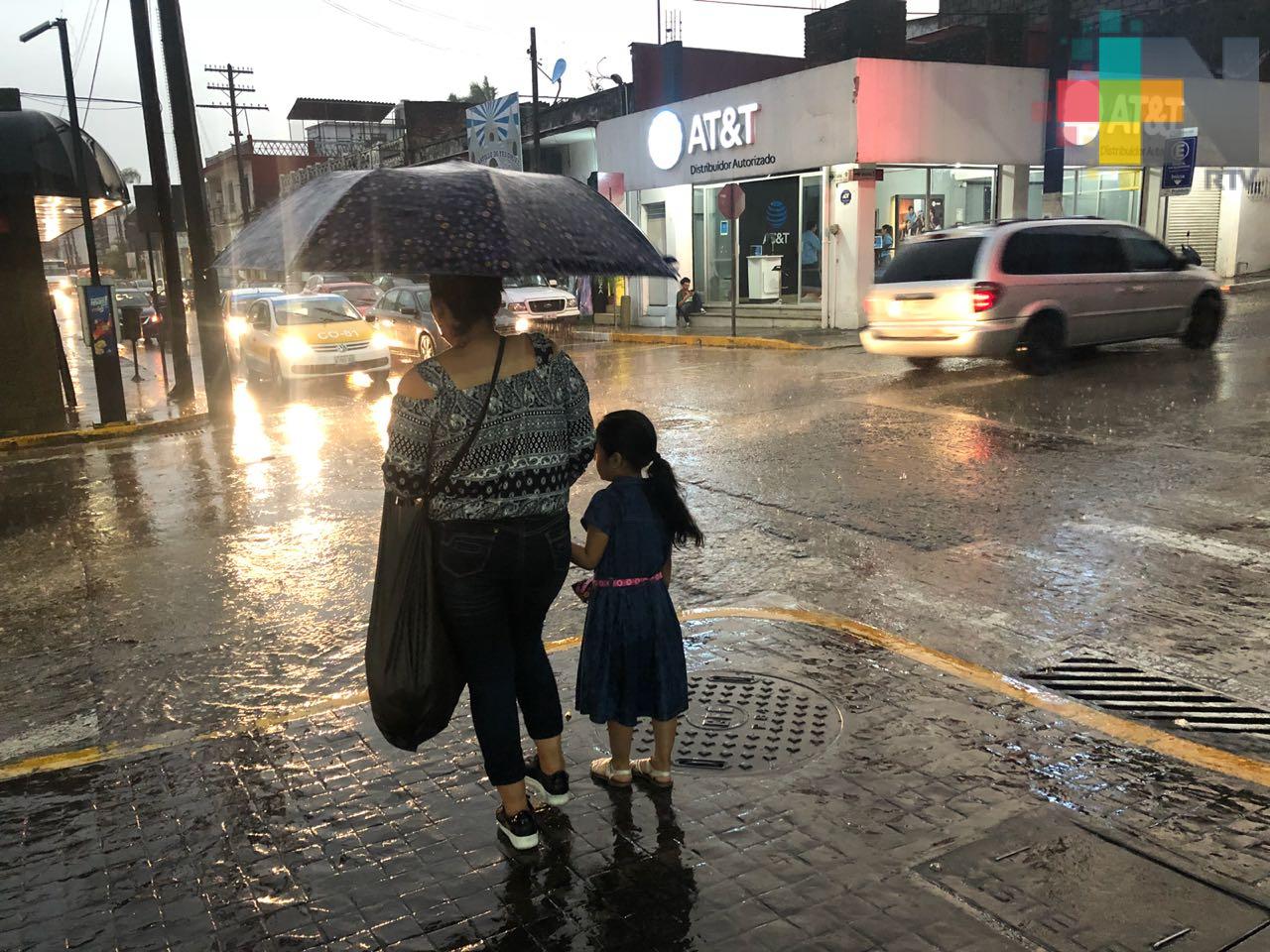 Incremento en precipitaciones durante los primeros días de esta semana