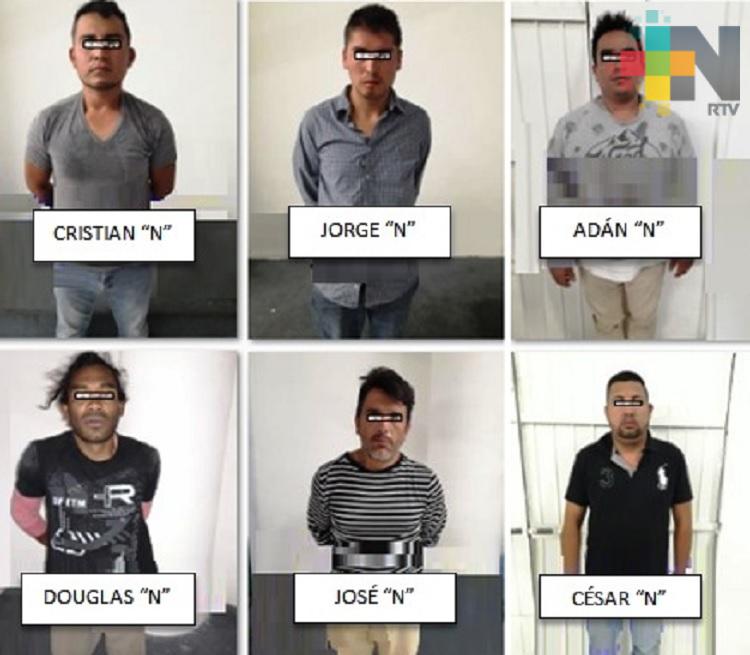 Obtiene FGE  imputaciones contra seis probables integrantes de banda delictiva, en Orizaba