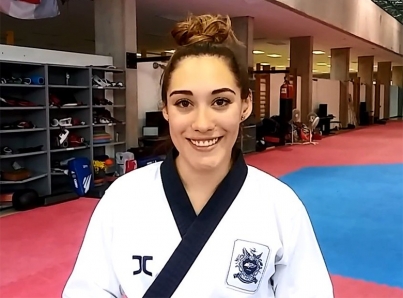 Mexicana Daniela Rodríguez con histórico oro en taekwondo de formas en JCC